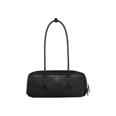 Pre-owned Mcm Aren Leather Shoulder Small Bag 'black' | Men's Size Onesize