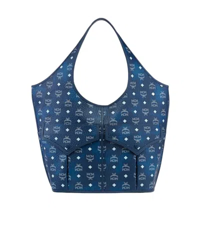 Mcm Aren Mama Shopper In Visetos