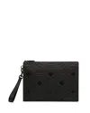 Mcm Aren Medium Leather Pouch
