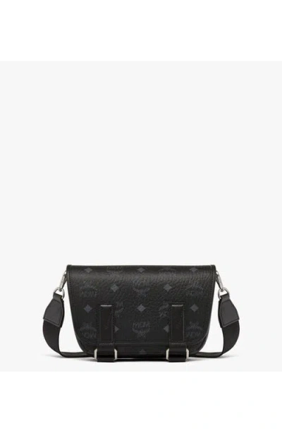 Mcm Aren Messenger Bag In Black