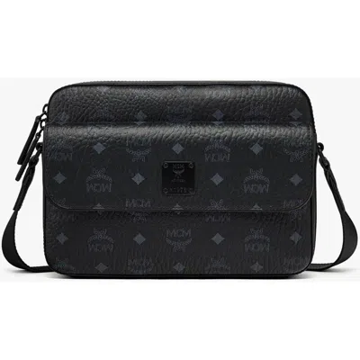 Mcm Aren Messenger Bag In Black