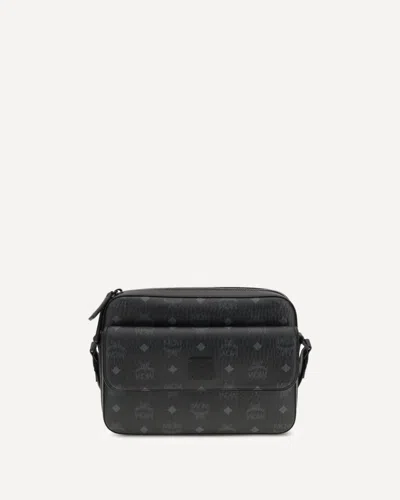Mcm Aren Messenger Crossbody Bag In Black