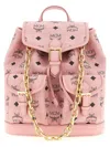 Mcm 'aren' Mini Backpack In Pink