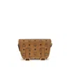 Mcm Aren Mini Shoulder Bag In Brown