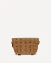 Mcm Aren Mini Shoulder Bag In Brown