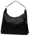 Mcm Aren Monogram Jacquard Tote Bag In Black