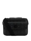 Mcm Printed Canvas Aren Messenger Crossbody Bag