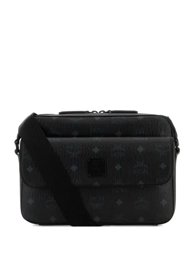 MCM AREN MONOGRAM-PRINTED CANVAS MESSENGER BAG