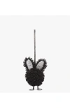 Mcm Aren Rabbit Charm In Black