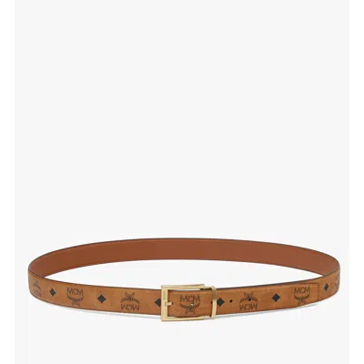 Mcm Aren Reversible Belt 1.3" In Visetos