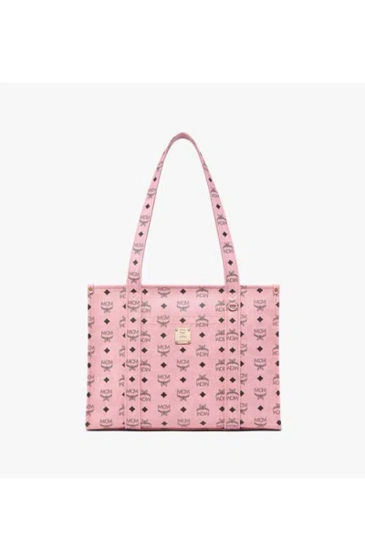 Mcm Aren School Bag Tote In White