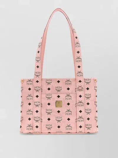 Mcm Aren School Tote Shoulder Bag Dual Handles