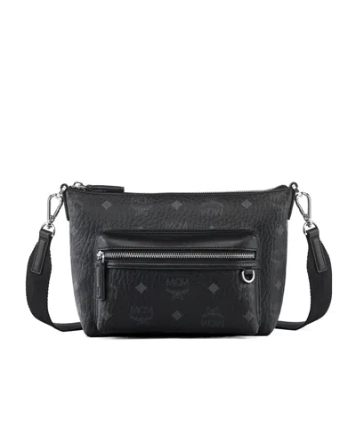 Mcm Aren Shoulder Bag In Black