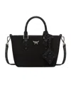 Mcm Black Tote Bags In Black