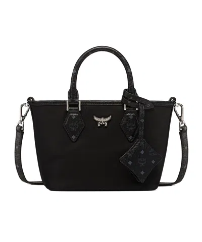 Mcm Aren Shoulder Bag In Black
