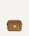 Mcm Women Monogram Shoulder Bag In Brown