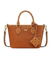 Mcm Aren Shoulder Bag In Brown
