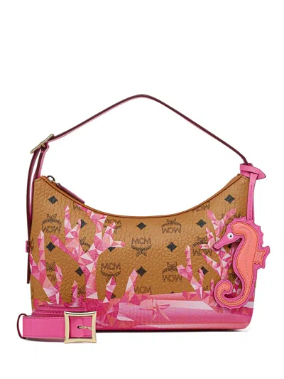 Mcm Aren Shoulder Bag In Pattern