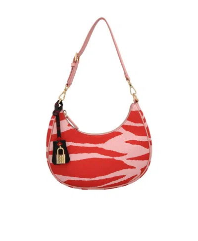 Mcm 'aren' Shoulder Bag In Red