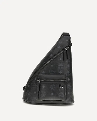 Mcm Aren Sling Backpack In Black