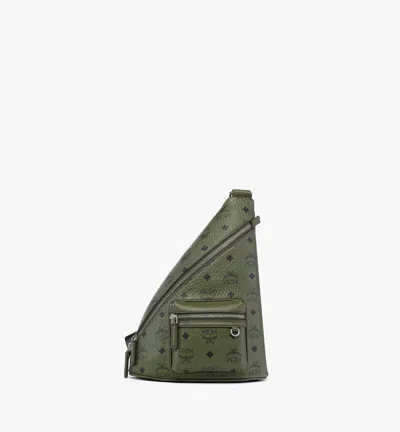 Mcm Aren Sling In Visetos In Brown