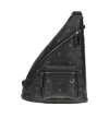 Mcm Aren Sling Printed Canvas Backpack In Black