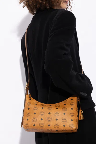 Mcm ‘aren Small' Shoulder Bag In Brown