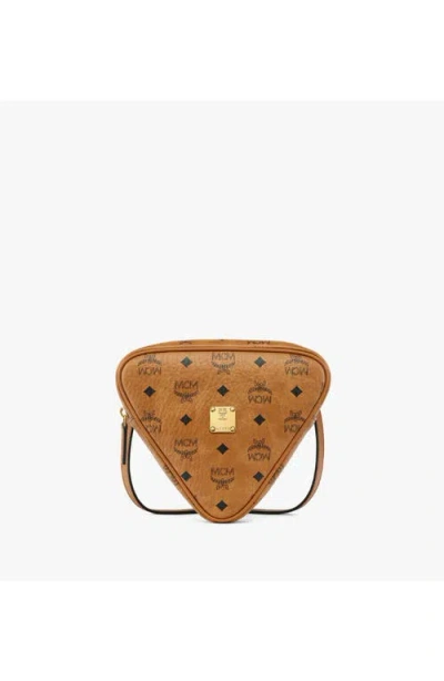 Mcm Aren Tambourine Pouch In Red