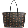 Mcm Aren Tote Bag In Black