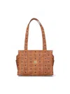 Mcm Aren Visetos School Tote In Brown