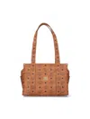 Mcm Aren Visetos School Tote In Brown