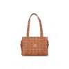 Mcm Aren Tote Bag In Brown