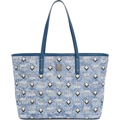 Mcm Aren Tote In Blue