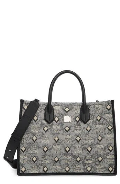 Mcm Aren Tote In Gray