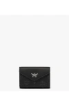 Mcm Aren Trifold Wallet In Black