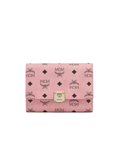 Mcm Aren Trifold Wallet In Visetos