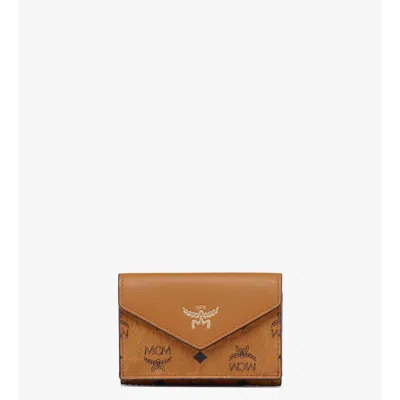 Mcm Aren Trifold Wallet In Visetos