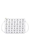 Mcm Aren Vi Flat Pouch Medium In White