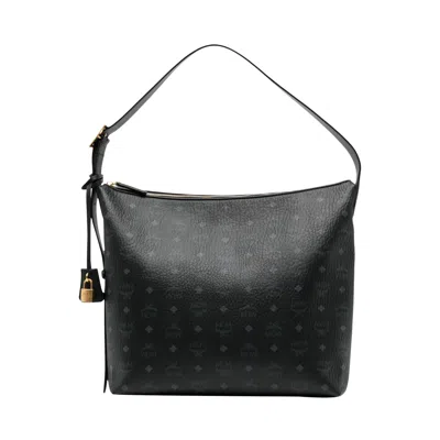 Pre-owned Mcm Aren Vi Hobo Large Bag 'black' | Men's Size Onesize