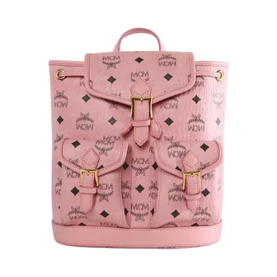Pre-owned Mcm Aren Vi Mini Backpack 'soft Pink' | Men's Size Onesize