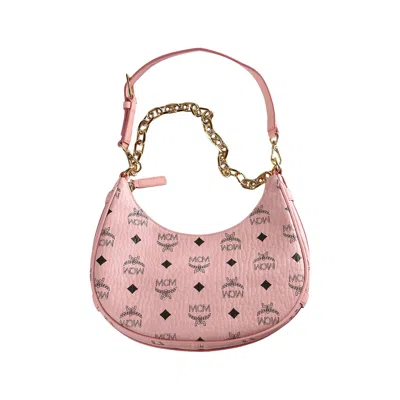 Pre-owned Mcm Aren Vi Small Hobo Bag 'soft Pink' | Men's Size Onesize