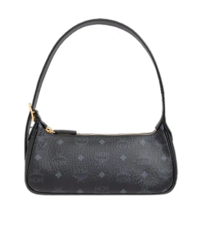 Mcm Aren Vi Small Shoulder Bag In Black