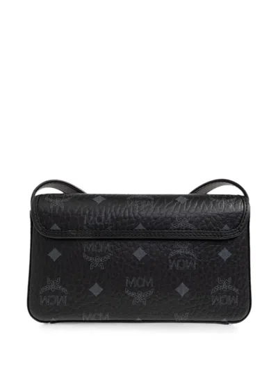 Mcm Aren Visetos Cross Body Bag In 블랙