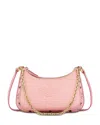 Mcm Aren Visetos Double Bag In Pink