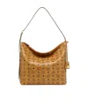Mcm Large Aren Shoulder Bag In Brown