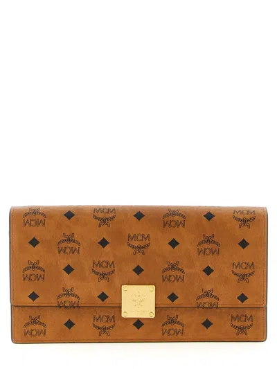 Mcm 'aren' Wallet On Chain In Brown