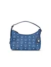Mcm 'aren Hobo' Small Shoulder Bag In Blue