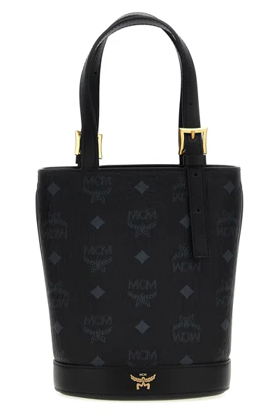Mcm 'arena Vi' Handbag In Black