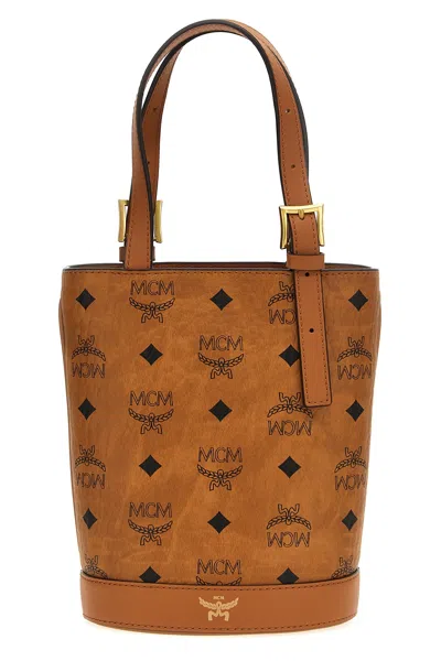 Mcm 'arena Vi' Handbag In Brown