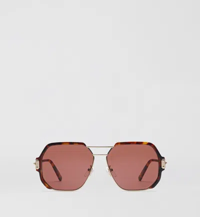 Mcm Aviator Sunglasses In Brown